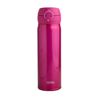 THERMOS 膳魔师 保温杯不锈钢旅行车载办公轻便防漏水杯礼物粉红500ml