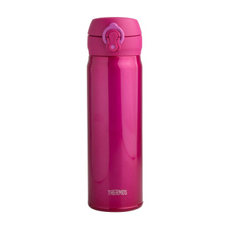 THERMOS 膳魔师 保温杯不锈钢旅行车载办公轻便防漏水杯礼物粉红500ml