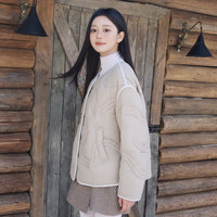 坦博尔 短款轻薄羽绒服 椰奶咖 XS(155) 女士外套