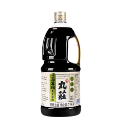 丸莊酱油 丸莊 黑豆减盐生抽 2.1kg 特级生抽 酿造酱油 炒菜调味薄盐减盐不减鲜