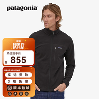 Patagonia 男士秋冬立领夹克保暖抓绒衣 Micro D 26171 BLK-黑色