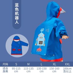 柠檬宝宝儿童雨衣男生女孩上学专用雨服幼儿园防水加厚3-12岁雨披