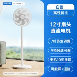 艾美特 智能语音 直流落地扇