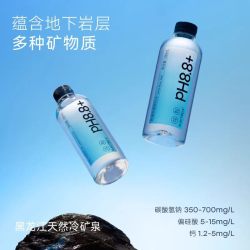 ELECTROX粒刻 天然苏打水整箱20瓶*580ml pH8.8弱碱性矿泉水 无气