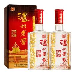 泸州老窖 六年窖头曲52度500ml*2瓶 浓香型白酒自饮 礼节拜访
