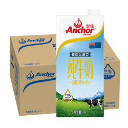 安佳 全脂纯牛奶3.6g蛋白质新西兰进口草饲全家营养早餐奶