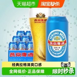 燕京啤酒 蓝听 啤酒 500ml 12听