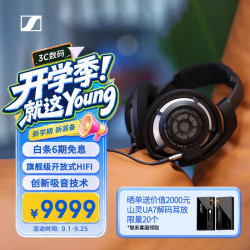 森海塞尔 HD800S 耳罩式头戴式耳机 黑色