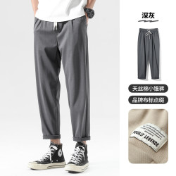 布衣传说 莱赛尔天丝棉 深灰 XL 男士休闲裤
