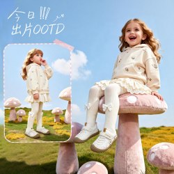 英贝米尼 女童学步鞋2026秋季新款软底舒适婴儿鞋碎花透气宝宝鞋子
