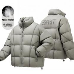 Esprit 冬季保暖防风时尚百搭立领羽绒服男装外套
