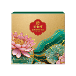 莲香楼 喜团圆月饼礼盒 蛋黄白莲蓉等4味 400g