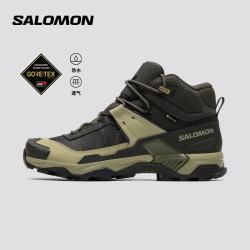 萨洛蒙 男款 户外运动防水登山稳定抓地透气徒步鞋 X ULTRA 5 MID GTX 青丹色 477543 7 (40 2/3)