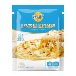 妙可蓝多 马苏里拉芝士碎 350g*2袋 减脂25%
