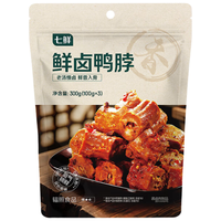 七鲜 鲜卤鸭脖 辣味 300g 休闲零食