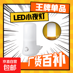 小夜灯LED插电起夜灯 开关款-暖光 单支装