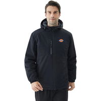 Dickies 防风加绒 连帽夹克 黑色 XL