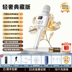 影音电器 H100超响麦话筒音响一体机麦克风K歌声卡唱歌直播专用金运卡拉OK