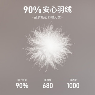 坦博尔 2026秋装复古翻领轻薄90绒方格绗缝羽绒服 黑色 S
