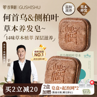 故事树 何首乌侧柏叶养发皂洗发水固发控油蓬松洗头发皂草本手工香皂90g
