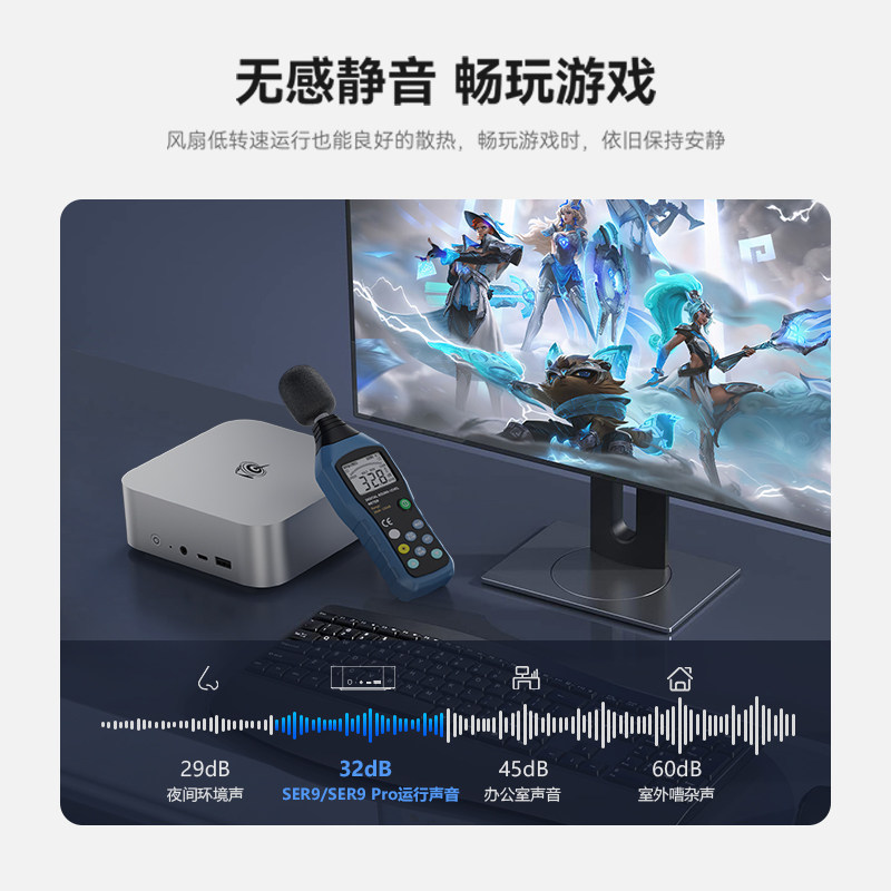 零刻 SER9 Pro AMD锐龙7 迷你主机