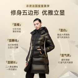 高梵 【黑金鹅绒】女王4.0羽绒服 GH124086