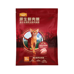 麦富迪 猫粮 原生鲜肉粮成幼猫通用全价猫粮颗粒干爽不油腻不惧黑下巴 全期鸡肉味200g