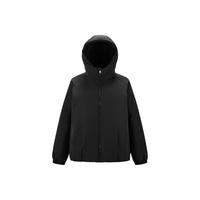 森马 90001 防风三防 黑色 M 男士羽绒服