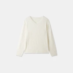 欧时力 [新品]OCHIRLY欧时力毛针织26秋含马海毛羊毛提花毛衣半裙连衣裙