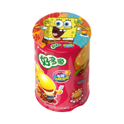 好丽友 好多鱼 香脆汉堡味 38g 膨化食品