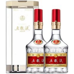 五粮液 普五第八代 浓香型白酒 52度 500mL 2瓶