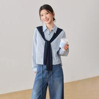 爱依服 商场爱依服2026春秋季日系休闲通勤文艺清新时髦洋气百搭衬衫
