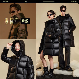 雪中飞 -10°零下! 黑曜石3.0科技 超级加厚御寒羽绒服