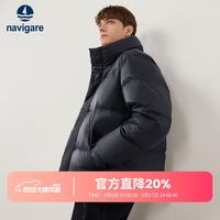 navigare 意大利小帆船明星同款羽绒服男冬季高充绒量羽绒外套户外三防上衣