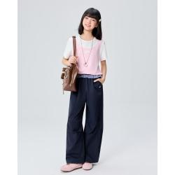 爱依服 商场IEF2026夏季韩系洋气休闲百搭女童哈伦裤