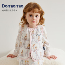 DOMIAMIA 针织马甲儿童毛线背心  瑞娜花缦 73