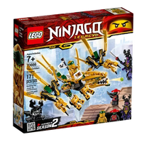 乐高 【日本直邮】LEGO/乐高 幻影忍者系列 幻影忍者大电影 积木玩具 70666 黄金神龙
