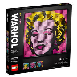 乐高 art艺术像素画 家居摆件装饰画儿童成人益智拼装积木玩具模型礼物 31197 玛丽莲梦露