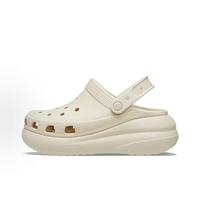 百亿补贴：crocs Classic Crush泡芙洞洞鞋男女同款207521-001黑色