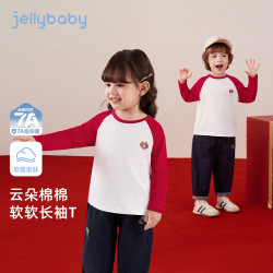 jellybaby 儿童长袖t恤  红色