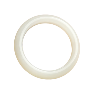中国黄金 和田玉手镯 天然碧玉菠菜绿 56-58mm
