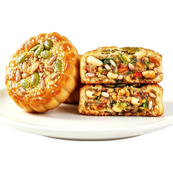 嘟赴 五仁月饼 传统果仁南瓜子蔓越莓 1kg