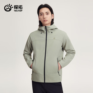 探拓 防风防泼水保暖 男款软壳衣