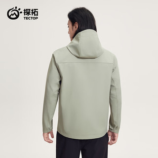 探拓 防风防泼水保暖 男款软壳衣