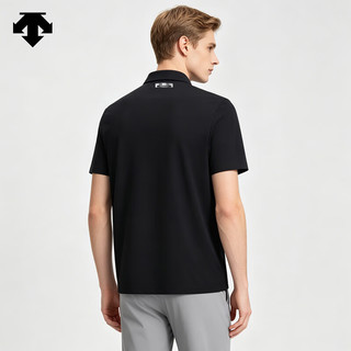迪桑特 GOLF高尔夫男士商务POLO衫 黑色