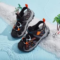 Champion 儿童卡通满印凉鞋运动潮牌时尚可爱户外舒适透气百搭