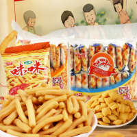 MIMI 虾味条虾味片虾味蟹味粒混合40包（18g*40包）休闲零食礼包