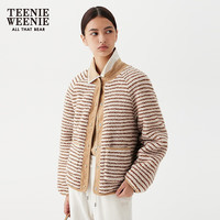 TEENIE WEENIE 五折 Teenie Weenie小熊字母外套女2025冬季新款女外套 卡其色 M