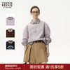 TEENIE WEENIE 小熊女装卫衣26秋季新款美式复古格纹衬衫拼接卫衣