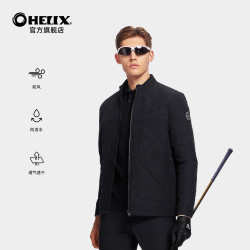 喜力克斯 高尔夫冬季男士防泼水防风保暖商务休闲外套 黑色 XL